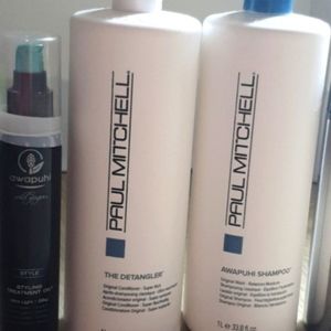 Paul Mitchell awapuhi shampoo conditioner and oil